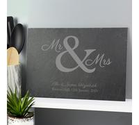 Personalised Memento Company Personalised Mr & Mrs Slate Placemat