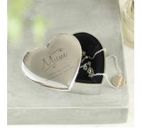 Personalised Memento Company Personalised Mum Swirls & Hearts Trinket Box