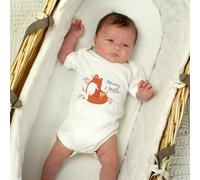 Personalised Memento Company Personalised Mummy and Me Fox 0-3 Months Baby Vest