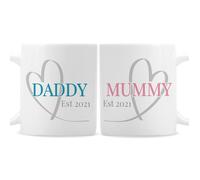 Personalised Memento Company Personalised Mummy & Daddy Mug Set