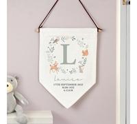 Personalised Memento Company Personalised New Baby Wall Art Banner - Cream