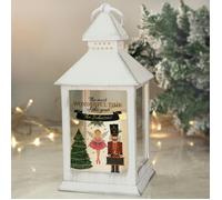 Personalised Memento Company Personalised Nutcracker White Lantern