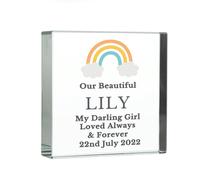 Personalised Memento Company Personalised On Your Christening Crystal Token