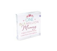 Personalised Memento Company Personalised One in a Million Crystal Token in Clear Personalised Memento Company Clear