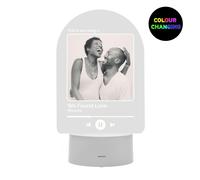 Personalised Memento Company Personalised Our Song Photo Upload LED Colour Changing Light