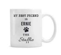 Personalised Memento Company Personalised Paw Print Dog Breed Mug