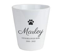 Personalised Memento Company Personalised Paw Print Plant Pot