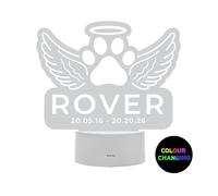 Personalised Memento Company Personalised Pet Memorial Colour Changing LED Light