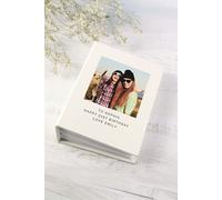Personalised Photo Upload 6x4 Photo Album with Sleeves Personalised Memento Company White One Size