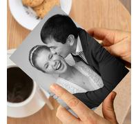 Personalised Memento Company Personalised Photo Upload Card - Serif Font