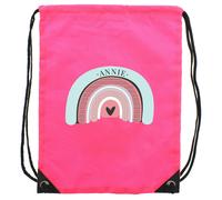 Personalised Memento Company Personalised Rainbow Pink Kit Bag