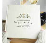 Personalised Memento Company Personalised Religious Cross Square Photo Album