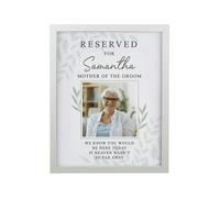 Personalised Memento Company Personalised Reserved For Photo Upload White Poster Frame