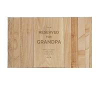 Personalised Memento Company Personalised Reserved For Wooden Sofa Tray
