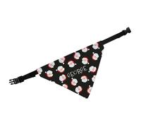 Personalised Memento Company Personalised Santa Black Dog Bandana