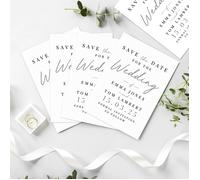 Personalised Memento Company Personalised Set of 36 Wedding Save the Dates
