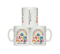 Personalised Memento Company Personalised Shape Little Minds Teacher Mug