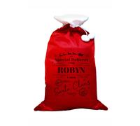 Personalised Memento Company Personalised Special Delivery Red Sack Personalised Memento Company Red