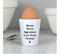 Personalised Memento Company Personalised Star Free Text Egg Cup