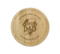 Personalised Memento Company Personalised Super Dad Chopping Board
