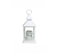 Personalised Memento Company Personalised The Family White Lantern Personalised Memento Company White