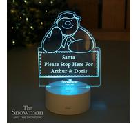 Personalised Memento Company Personalised The Snowman LED Colour Changing Decoration & Night Light