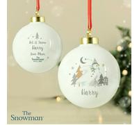 Personalised Memento Company Personalised The Snowman Magical Adventure Bauble