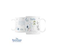 Personalised Memento Company Personalised The Snowman & the Snowdog® Mug in White Personalised Memento Company White