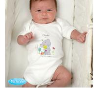 Personalised Memento Company Personalised Tiny Tatty Teddy Cuddle Bug 0-3 Months Baby Vest