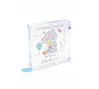 Personalised Memento Company Personalised Tiny Tatty Teddy Cuddle Bug Crystal Token in Clear Personalised Memento Company Clear