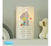 Personalised Memento Company Personalised Tiny Tatty Teddy Cuddle Bug Nightlight LED Candle