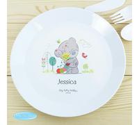 Personalised Memento Company Personalised Tiny Tatty Teddy Cuddle Bug Plastic Plate
