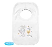 Personalised Memento Company Personalised Tiny Tatty Teddy I Heart Baby Bib
