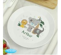 Personalised Memento Company Personalised Tiny Tatty Teddy Jungle Animals Plate
