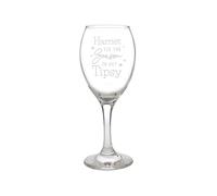 Personalised Memento Company Personalised Tis The Season To Get Tipsy Season Wine Glass in Clear Personalised Memento Company Clear