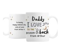 Personalised Memento Company Personalised To the Moon and Back Mug