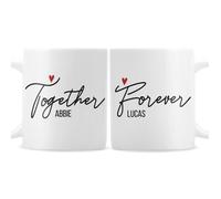 Personalised Memento Company Personalised Together Forever Mug Set