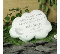 Personalised Memento Company Personalised Twinkle Twinkle Resin Memorial Cloud
