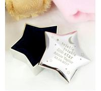 Personalised Memento Company Personalised Twinkle Twinkle Star Trinket Box