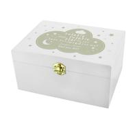 Personalised Memento Company Personalised Twinkle Twinkle White Wooden Keepsake Box