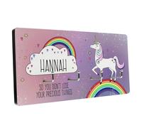 Personalised Memento Company Personalised Unicorn Jewellery Hooks