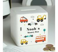 Personalised Memento Company Personalised Vehicles Ceramic Square Money Box