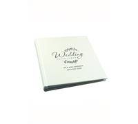 Personalised Memento Company Personalised Wedding Square Photo Album in White Personalised Memento Company White