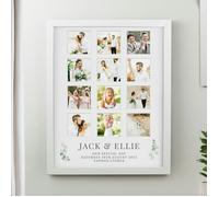 Personalised Memento Company Personalised Wedding White Multi Photo Frame