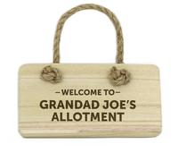Personalised Memento Company Personalised Welcome To... Wooden Sign
