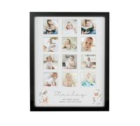 Personalised Memento Company Personalised Woodland Animal Black Multi Photo Frame