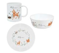 Personalised Memento Company Personalised Woodland Animals Breakfast Set