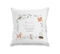 Personalised Memento Company Personalised Woodland Animals Cushion