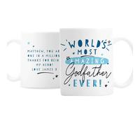 Personalised Memento Company Personalised World's Most Amazing Godfather Mug