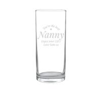Personalised Memento Company Personalised You Are The Best Hi Ball Glass in Clear Personalised Memento Company Clear